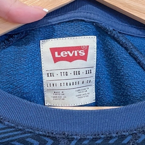 LEVI'S Crewneck Aztec Sweatshirt Size XXL - Picture 7 of 9
